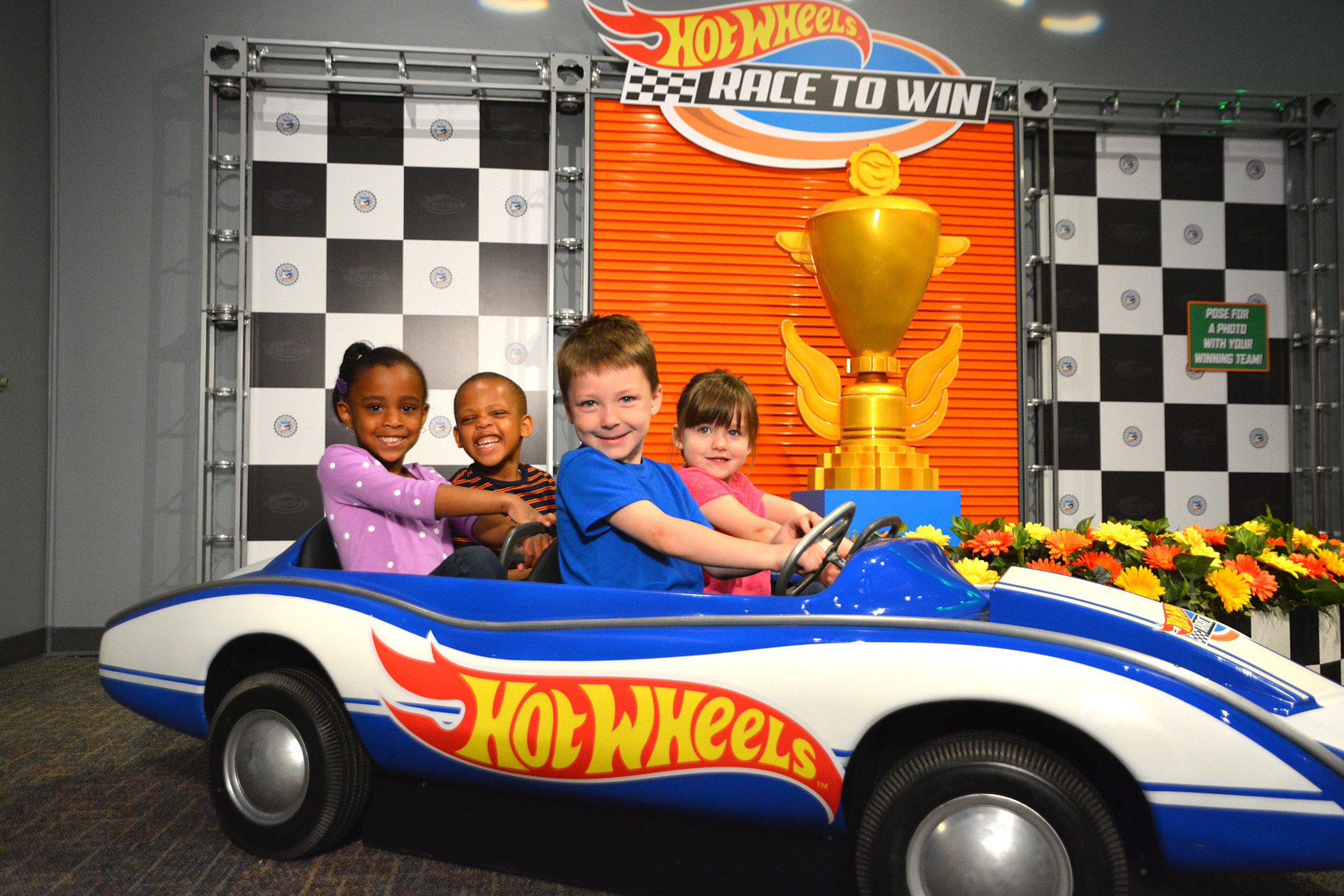 Hot wheels race to cheap win exhibit